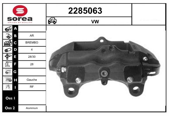 Etrier frana 2285063 EAI