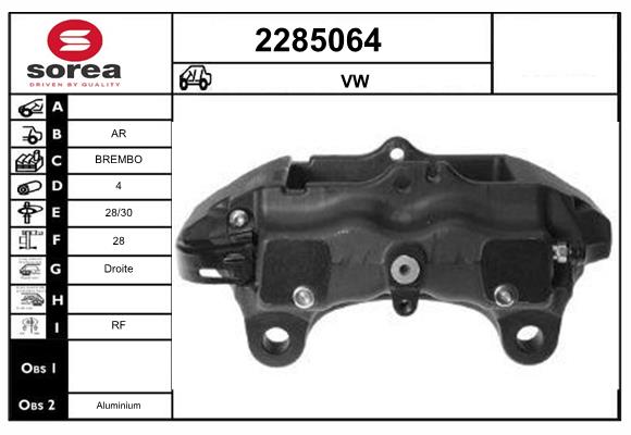 Etrier frana 2285064 EAI