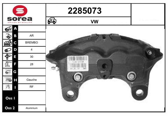 Etrier frana 2285073 EAI