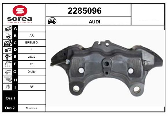 Etrier frana 2285096 EAI