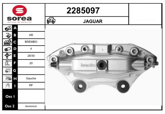 Etrier frana 2285097 EAI