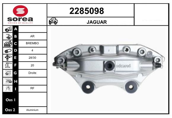 Etrier frana 2285098 EAI