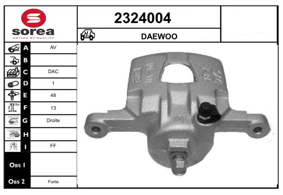 Etrier frana 2324004 EAI