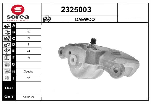 Etrier frana 2325003 EAI