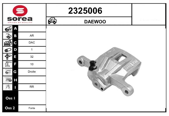 Etrier frana 2325006 EAI