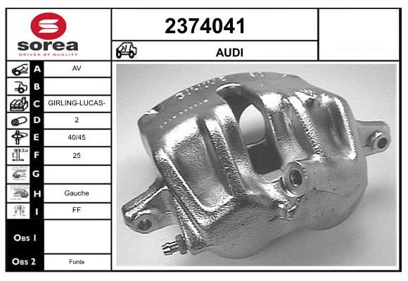 Etrier frana 2374041 EAI