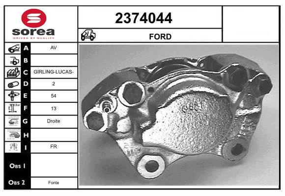 Etrier frana 2374044 EAI