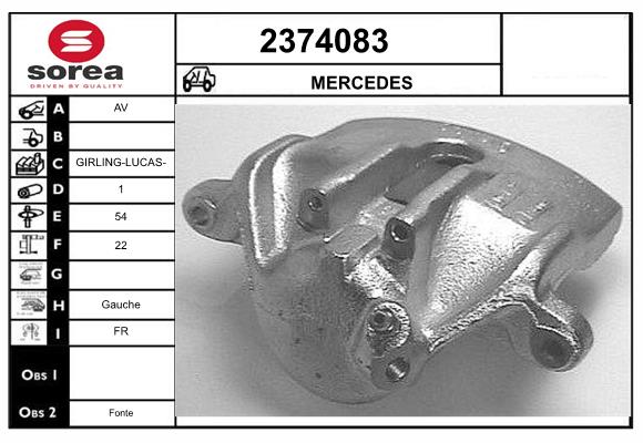 Etrier frana 2374083 EAI