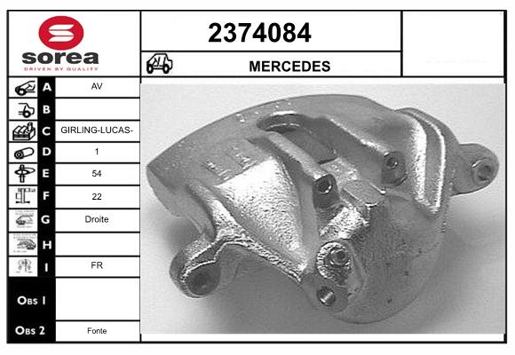 Etrier frana 2374084 EAI