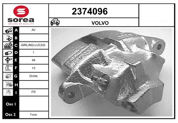 Etrier frana 2374096 EAI