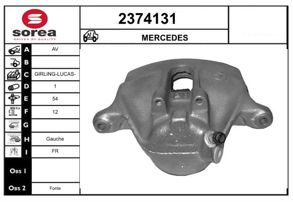 Etrier frana 2374131 EAI