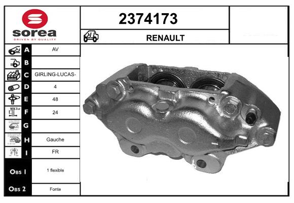 Etrier frana 2374173 EAI