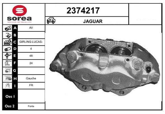 Etrier frana 2374217 EAI
