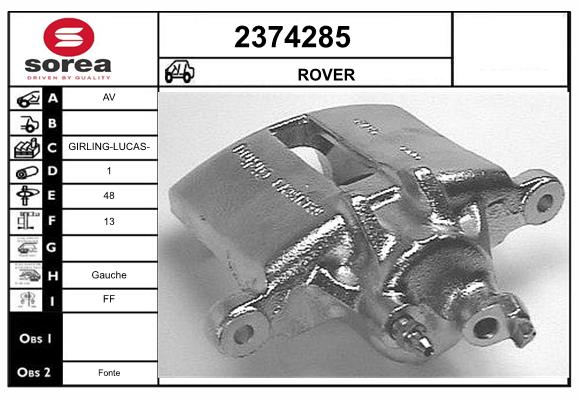 Etrier frana 2374285 EAI
