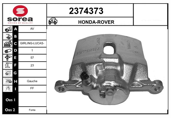 Etrier frana 2374373 EAI