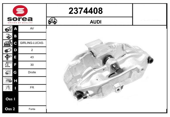 Etrier frana 2374408 EAI