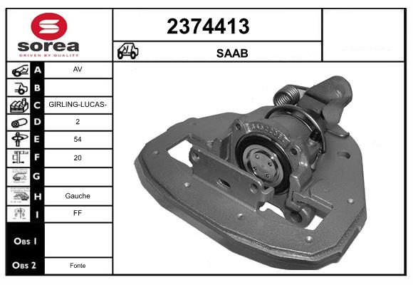 Etrier frana 2374413 EAI