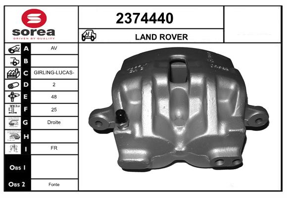 Etrier frana 2374440 EAI