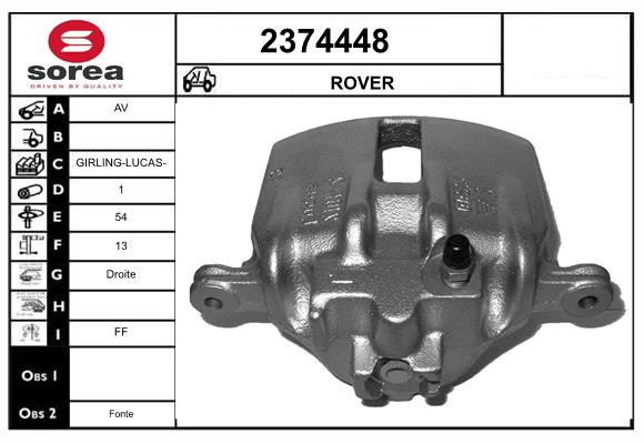 Etrier frana 2374448 EAI