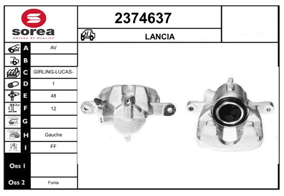 Etrier frana 2374637 EAI