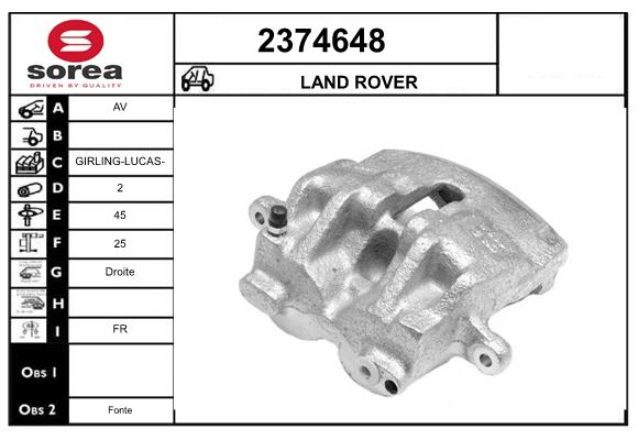 Etrier frana 2374648 EAI