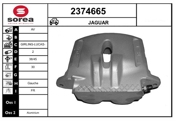 Etrier frana 2374665 EAI