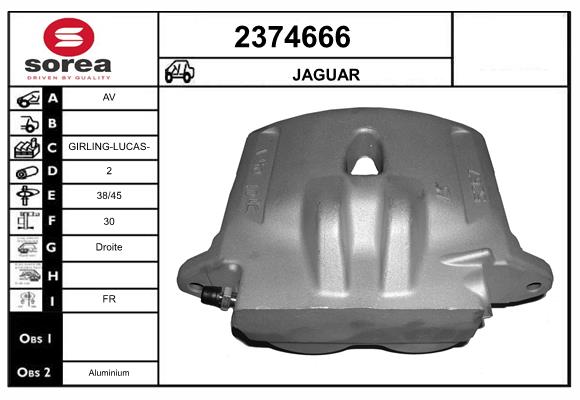 Etrier frana 2374666 EAI