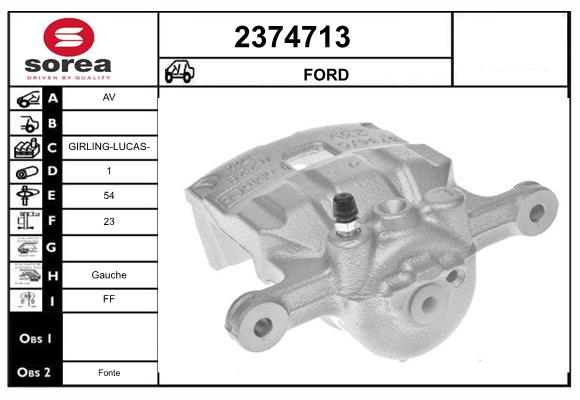 Etrier frana 2374713 EAI
