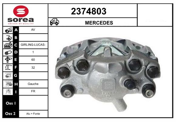 Etrier frana 2374803 EAI
