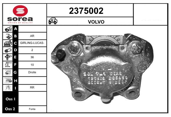 Etrier frana 2375002 EAI