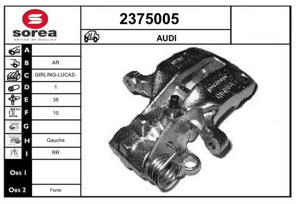 Etrier frana 2375005 EAI
