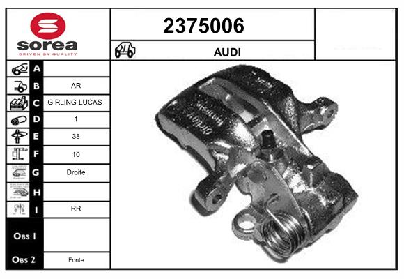 Etrier frana 2375006 EAI