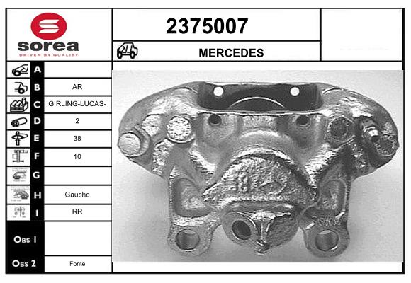 Etrier frana 2375007 EAI