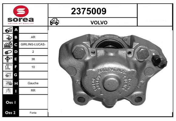 Etrier frana 2375009 EAI