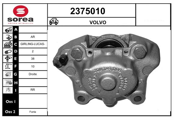 Etrier frana 2375010 EAI