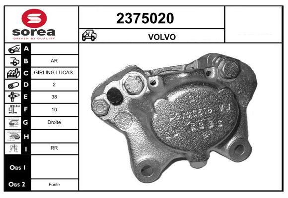 Etrier frana 2375020 EAI