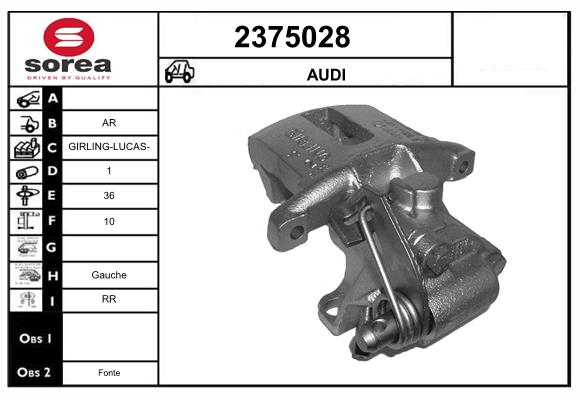 Etrier frana 2375028 EAI