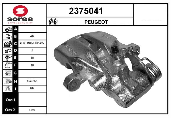 Etrier frana 2375041 EAI