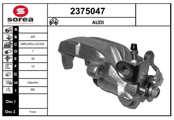 Etrier frana 2375047 EAI