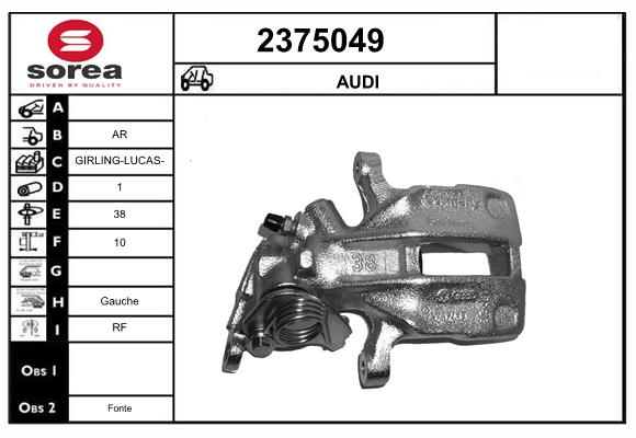 Etrier frana 2375049 EAI