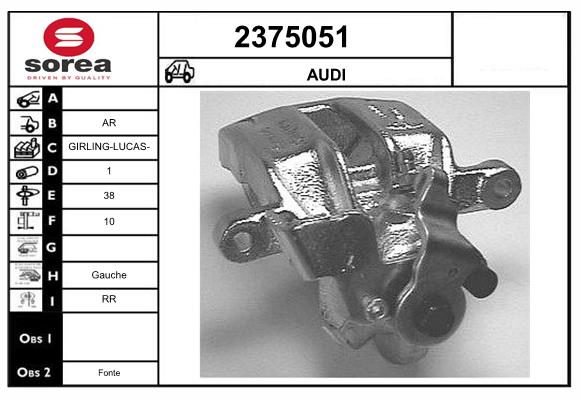Etrier frana 2375051 EAI