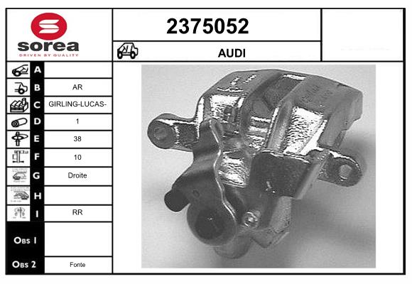 Etrier frana 2375052 EAI