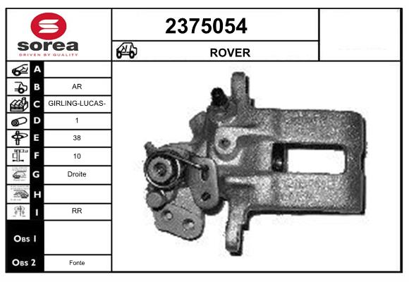 Etrier frana 2375054 EAI