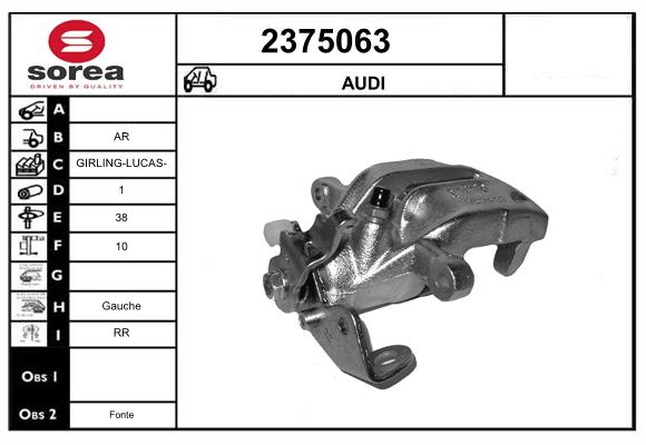 Etrier frana 2375063 EAI