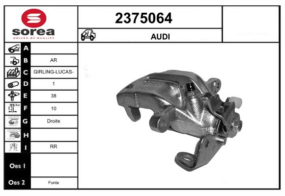 Etrier frana 2375064 EAI