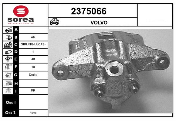 Etrier frana 2375066 EAI