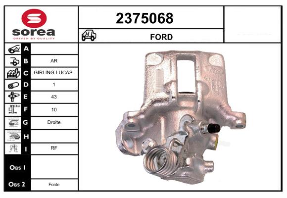 Etrier frana 2375068 EAI