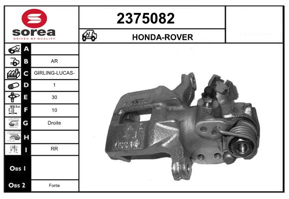Etrier frana 2375082 EAI