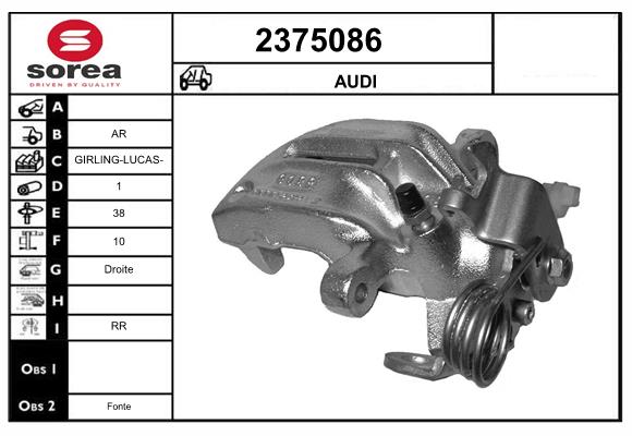 Etrier frana 2375086 EAI