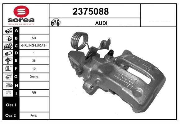 Etrier frana 2375088 EAI